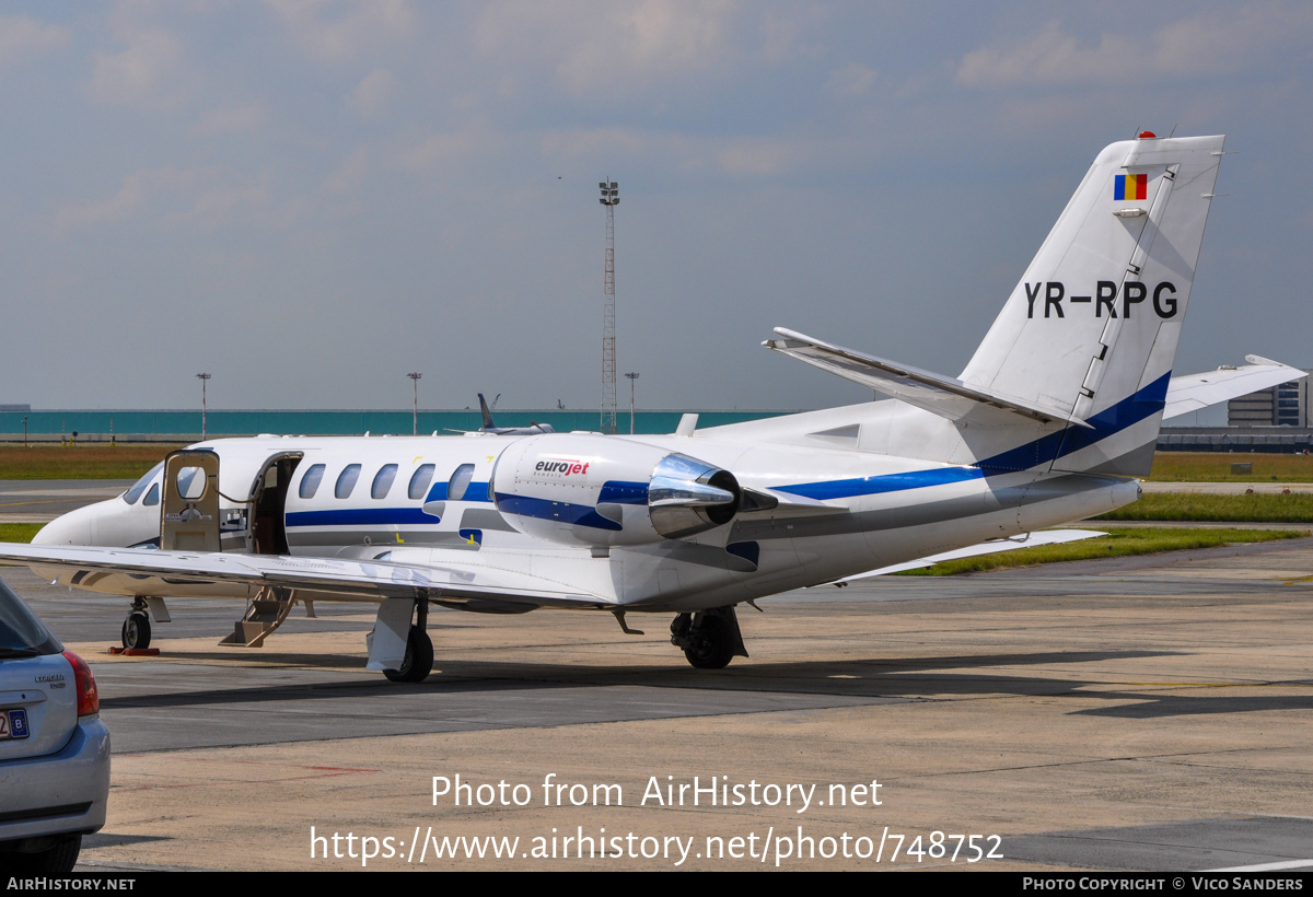 Aircraft Photo of YR-RPG | Cessna 560 Citation Encore | Eurojet Romania | AirHistory.net #748752