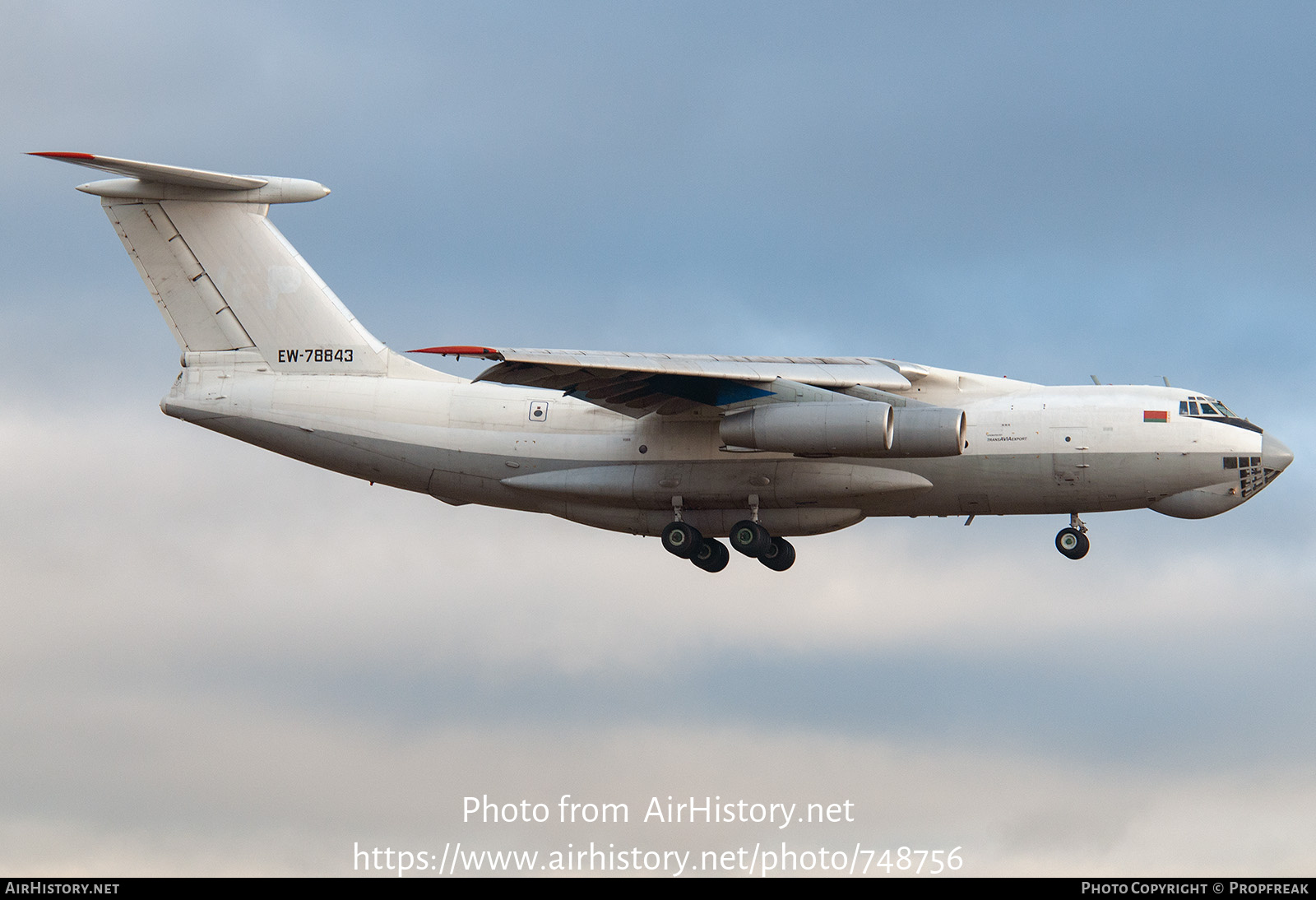 Aircraft Photo of EW-78843 | Ilyushin Il-76MD | Trans Avia Export | AirHistory.net #748756