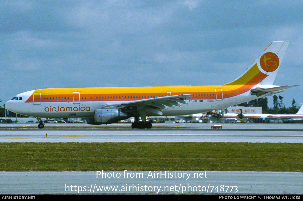 Aircraft Photo of 6Y-JMR | Airbus A300B4-203 | Air Jamaica | AirHistory.net #748773