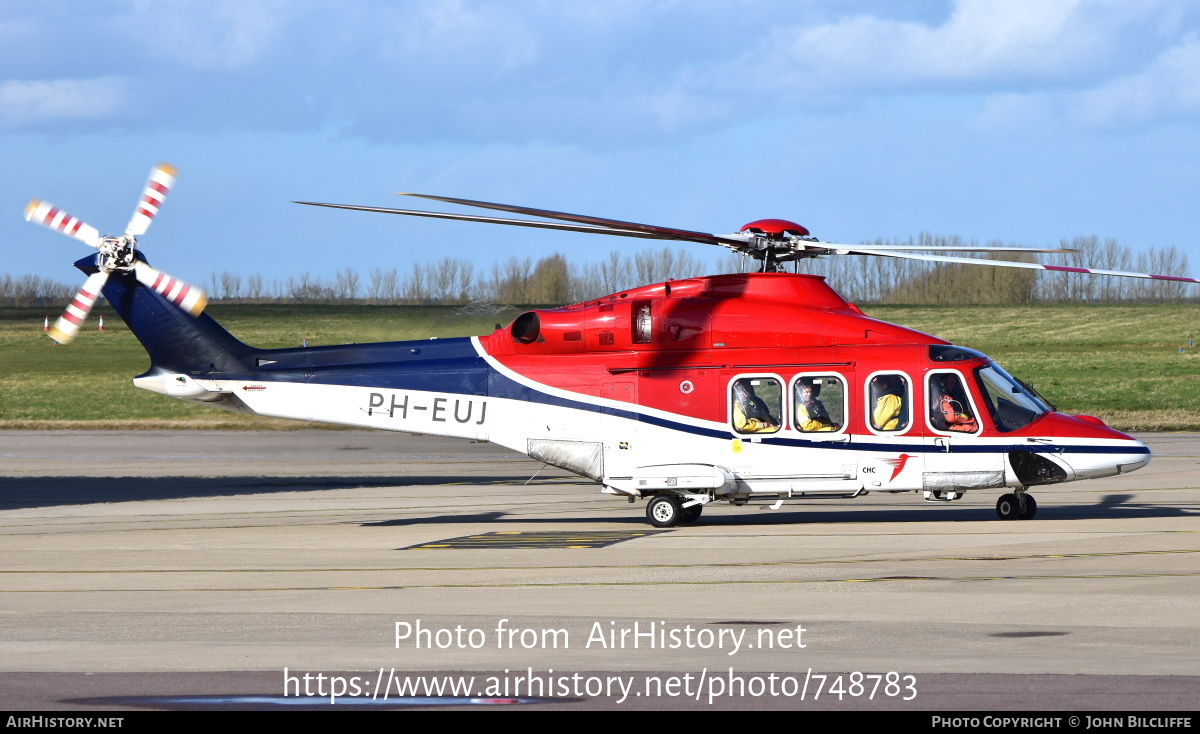 Aircraft Photo of PH-EUJ | AgustaWestland AW-139 | CHC Helicopters | AirHistory.net #748783