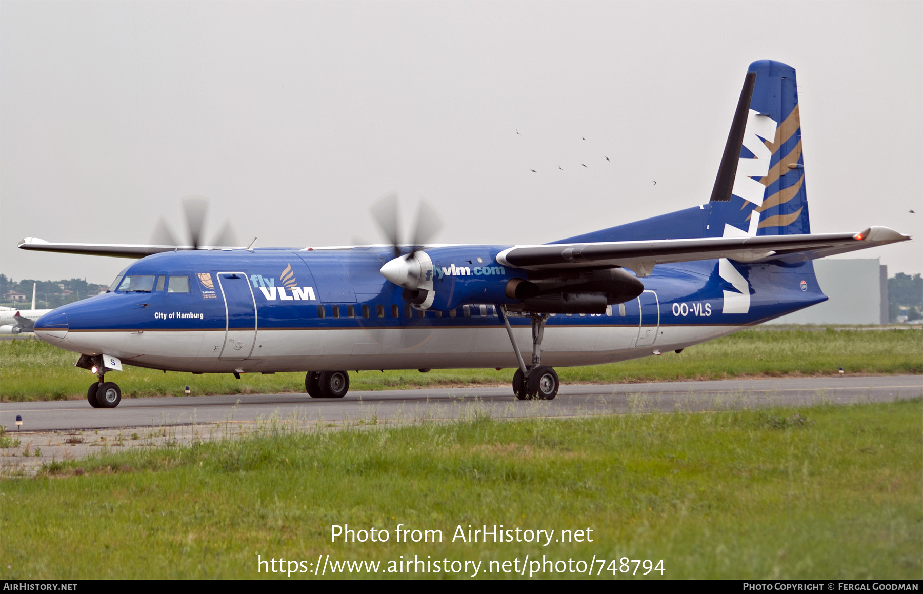 Aircraft Photo of OO-VLS | Fokker 50 | VLM Airlines | AirHistory.net #748794