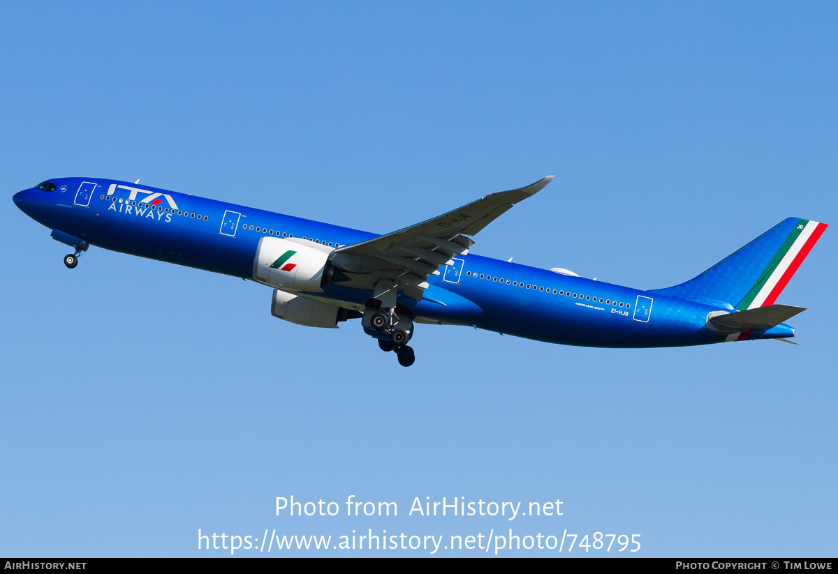 Aircraft Photo of EI-HJR | Airbus A330-941N | ITA Airways | AirHistory.net #748795