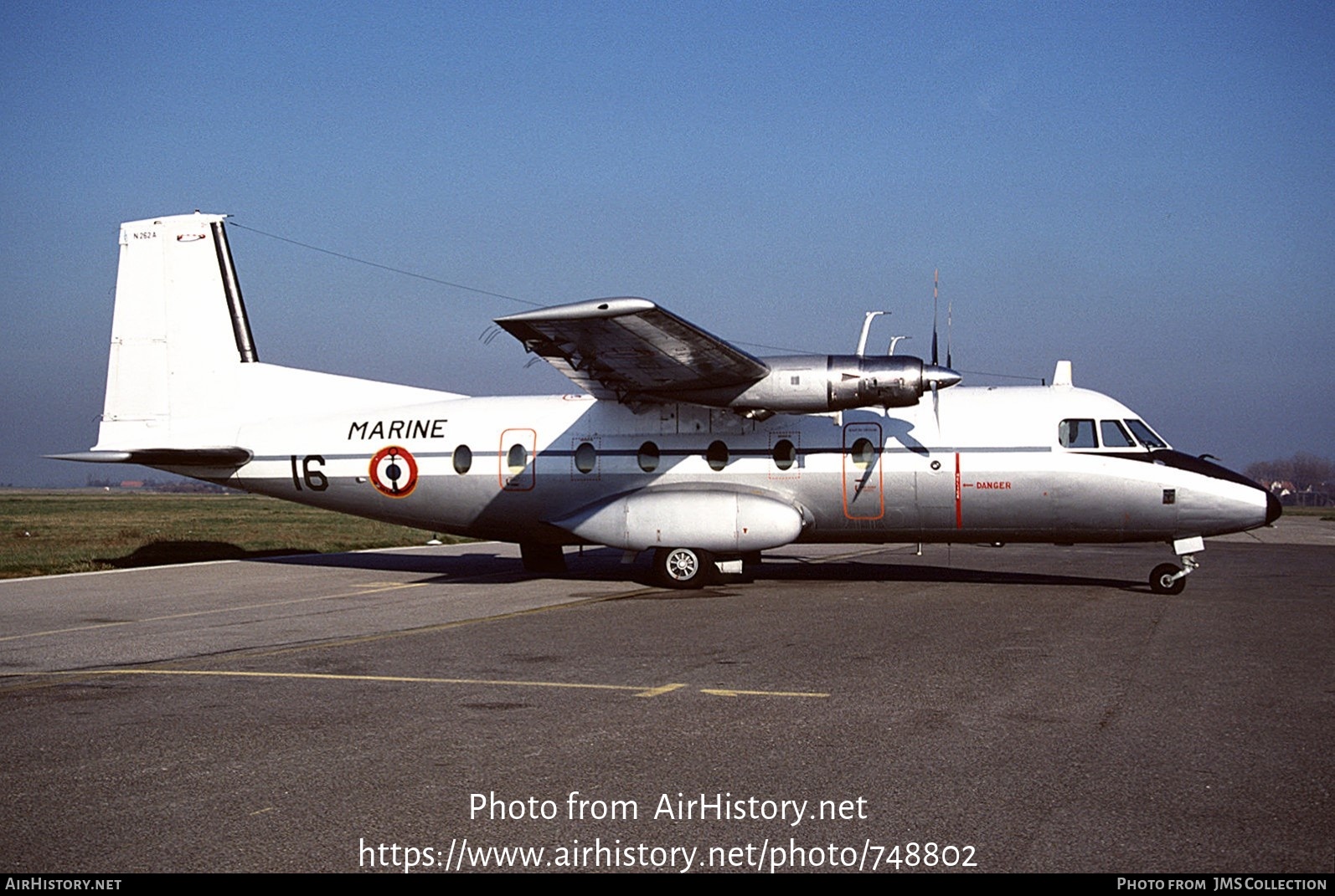 Aircraft Photo of 16 | Nord 262A | France - Navy | AirHistory.net #748802