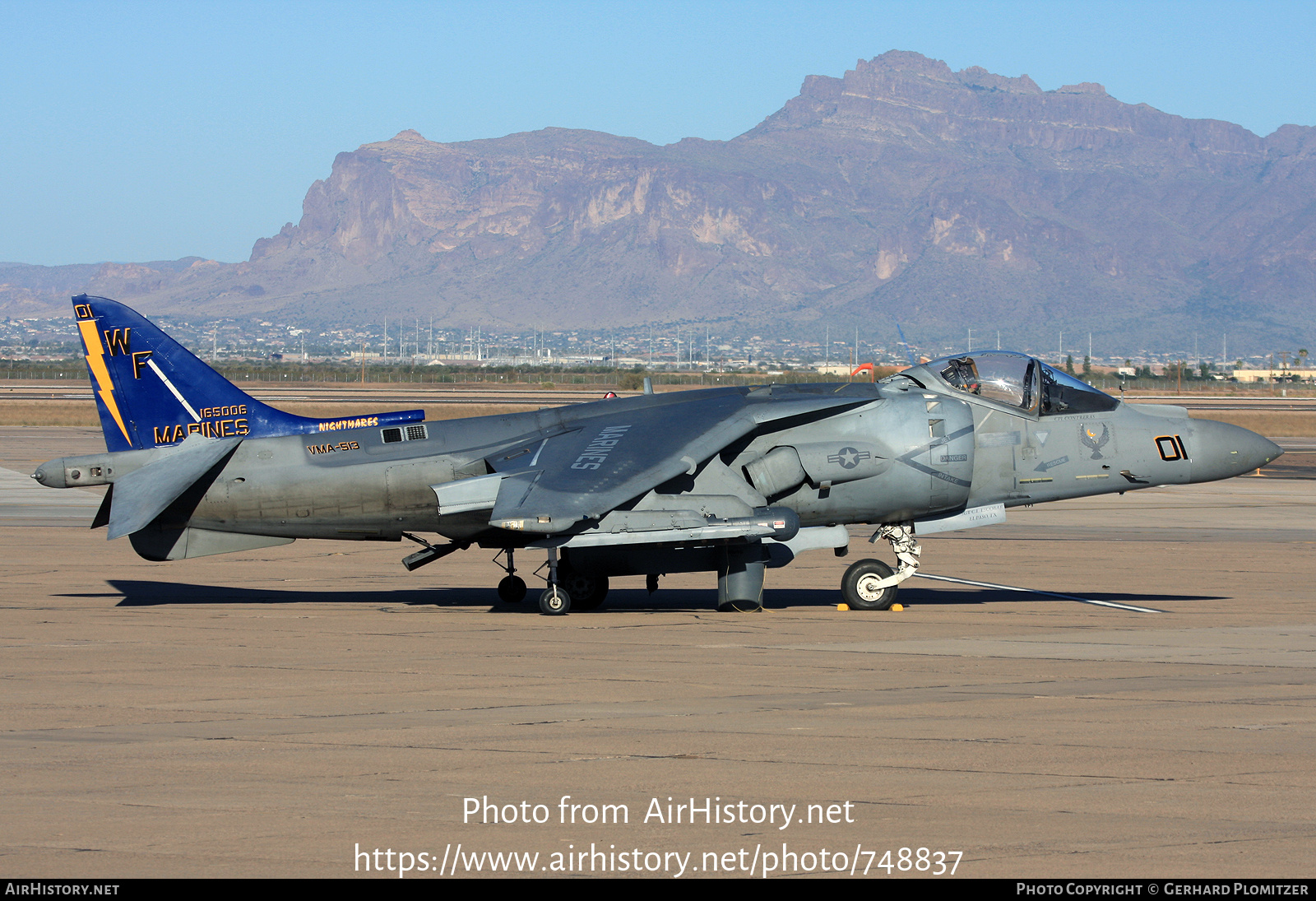 Aircraft Photo of 165006 | McDonnell Douglas AV-8B Harrier II+ | USA - Marines | AirHistory.net #748837