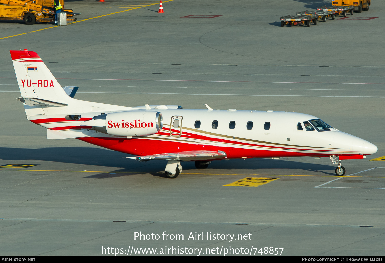 Aircraft Photo of YU-RDA | Cessna 560XL Citation XLS+ | SwissLion | AirHistory.net #748857