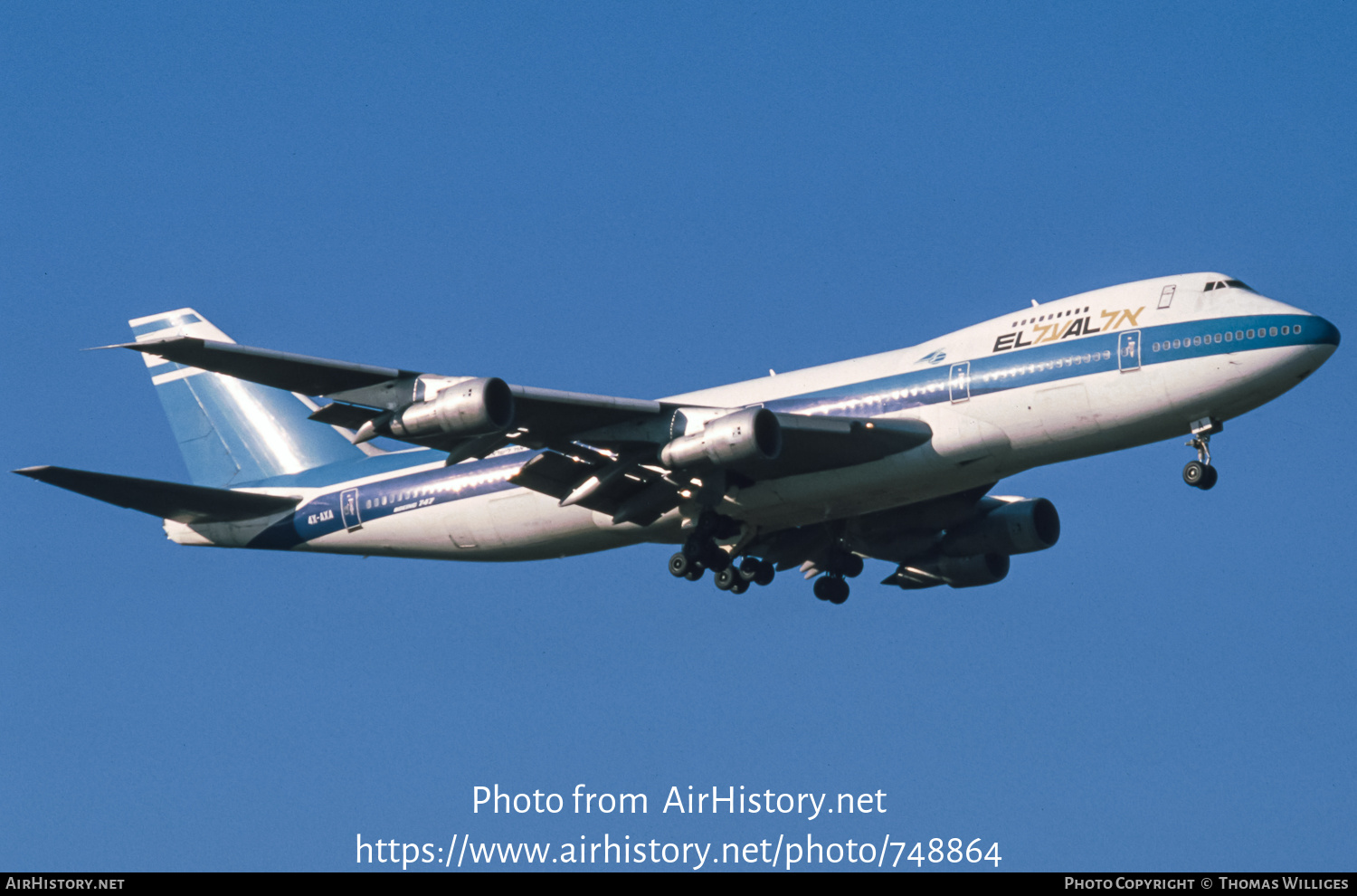 Aircraft Photo of 4X-AXA | Boeing 747-258B | El Al Israel Airlines | AirHistory.net #748864