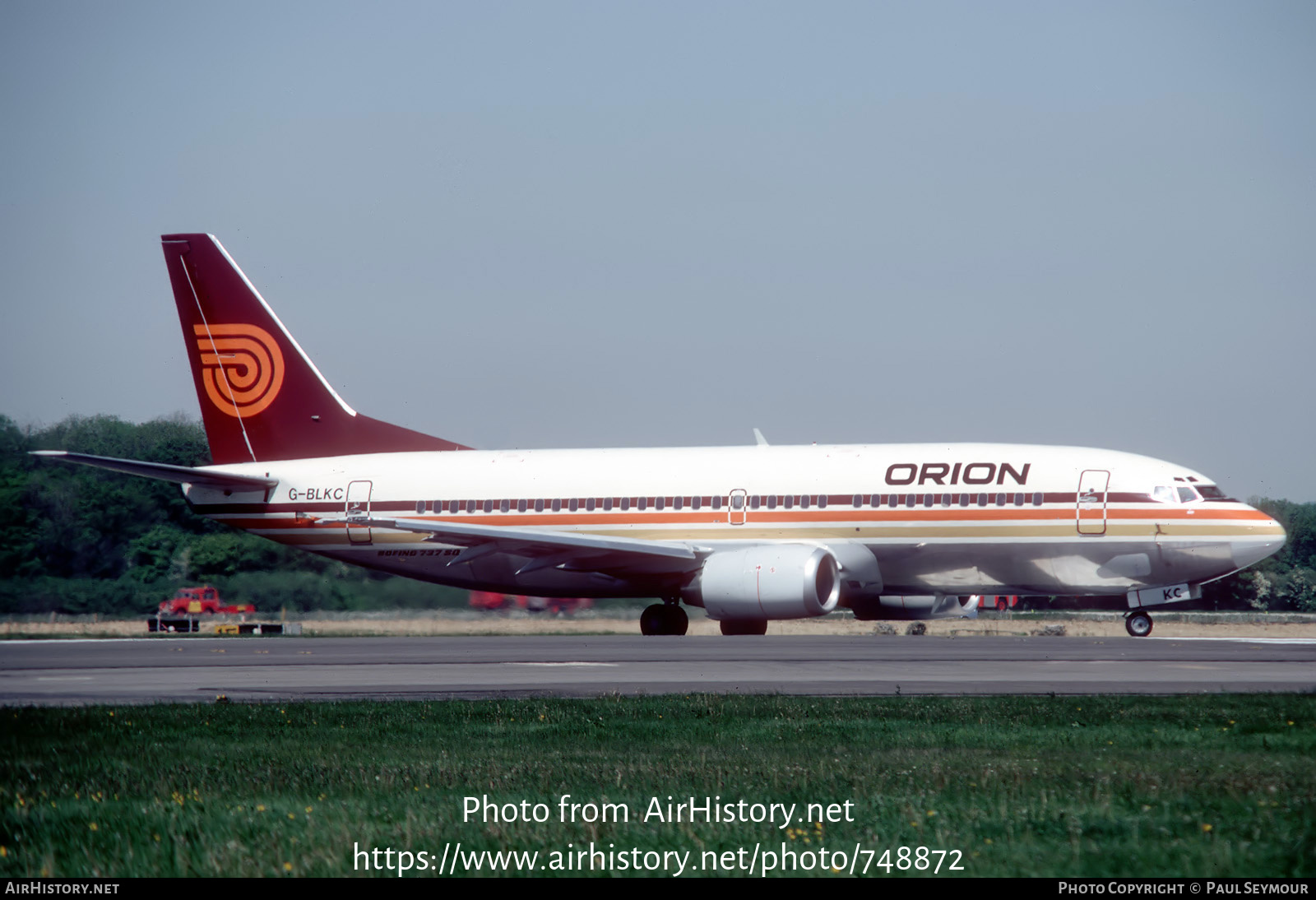 Aircraft Photo of G-BLKC | Boeing 737-3T5 | Orion Airways | AirHistory.net #748872