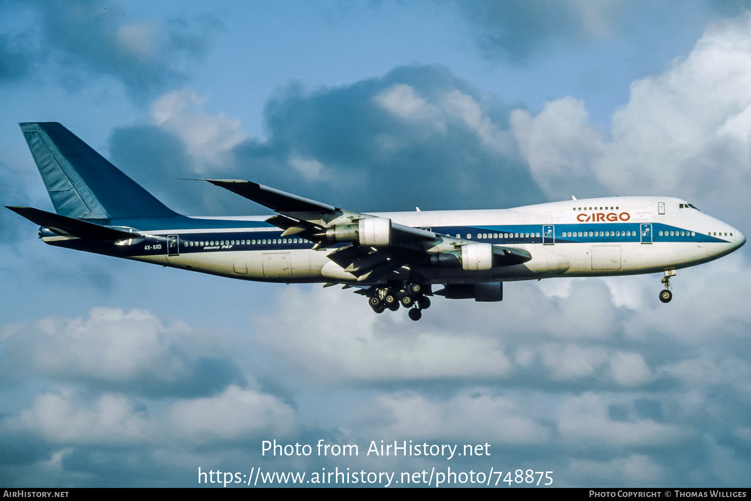 Aircraft Photo of 4X-AXD | Boeing 747-258C | El Al Israel Airlines Cargo | AirHistory.net #748875