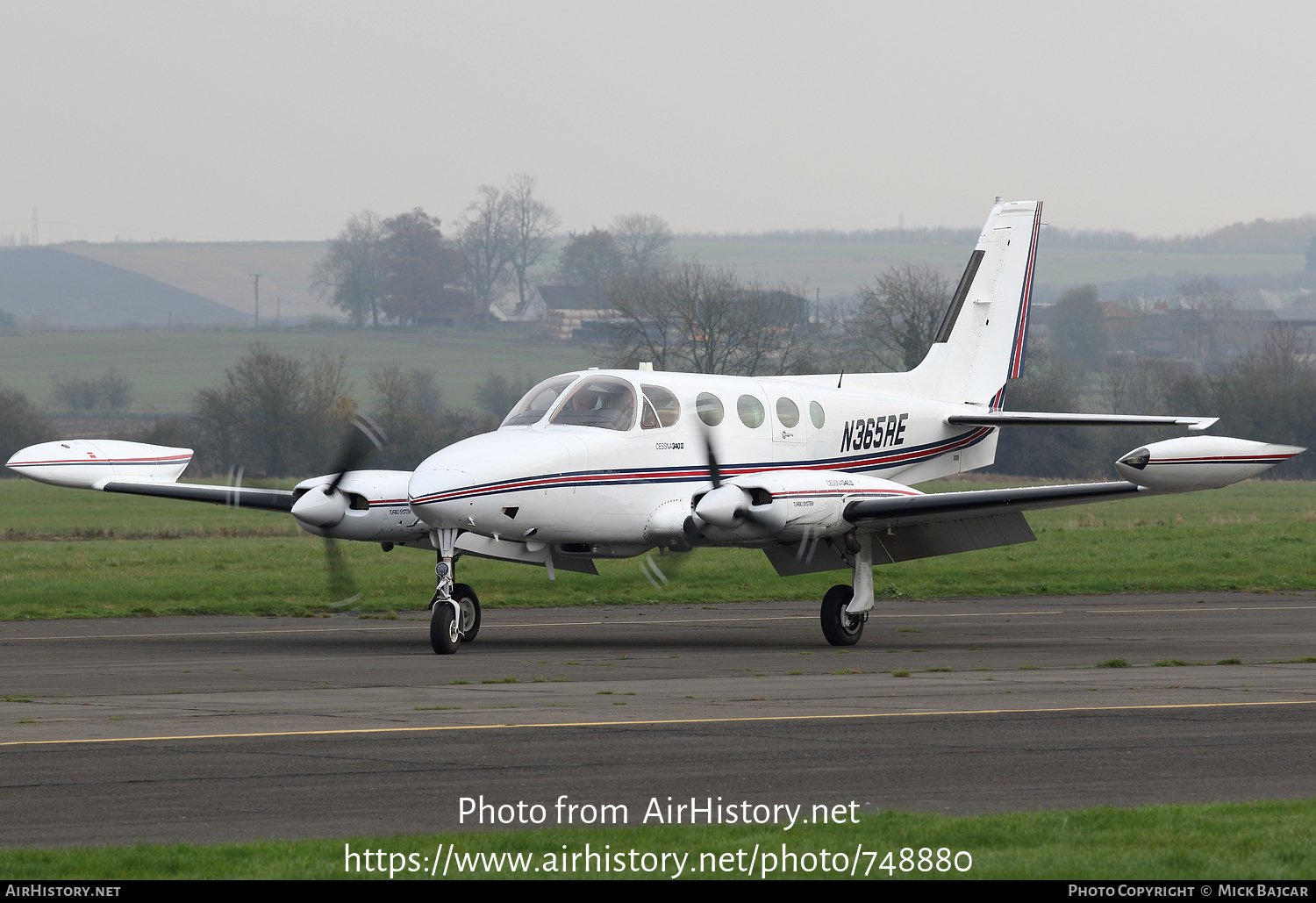 Aircraft Photo of N365RE | Cessna 340A | AirHistory.net #748880