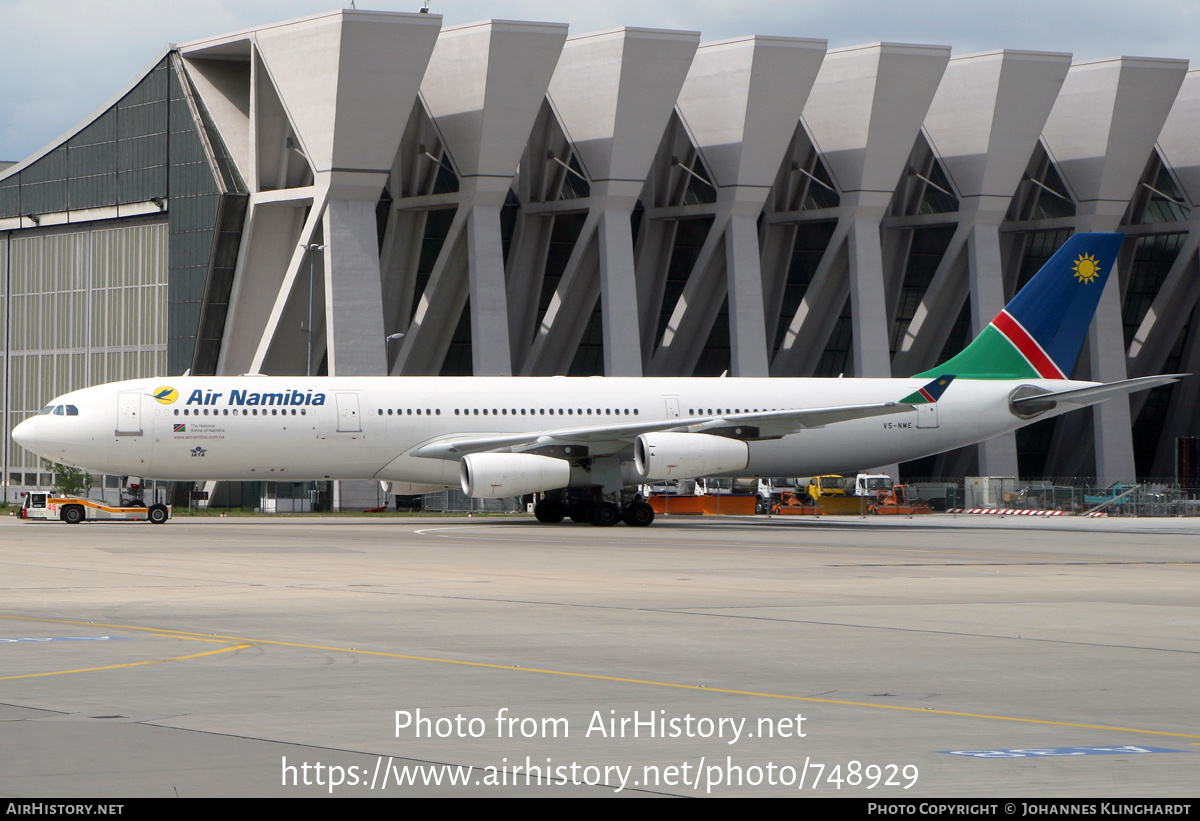 Aircraft Photo of V5-NME | Airbus A340-311 | Air Namibia | AirHistory.net #748929