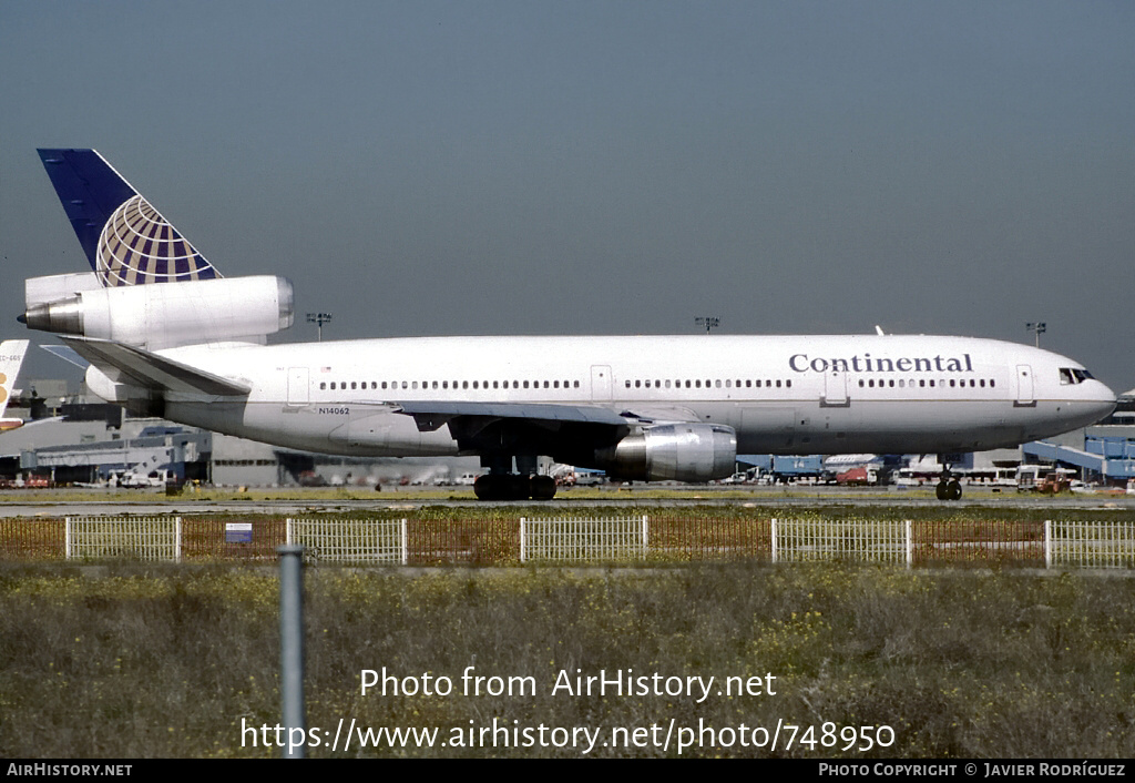 Aircraft Photo of N14062 | McDonnell Douglas DC-10-30 | Continental Airlines | AirHistory.net #748950