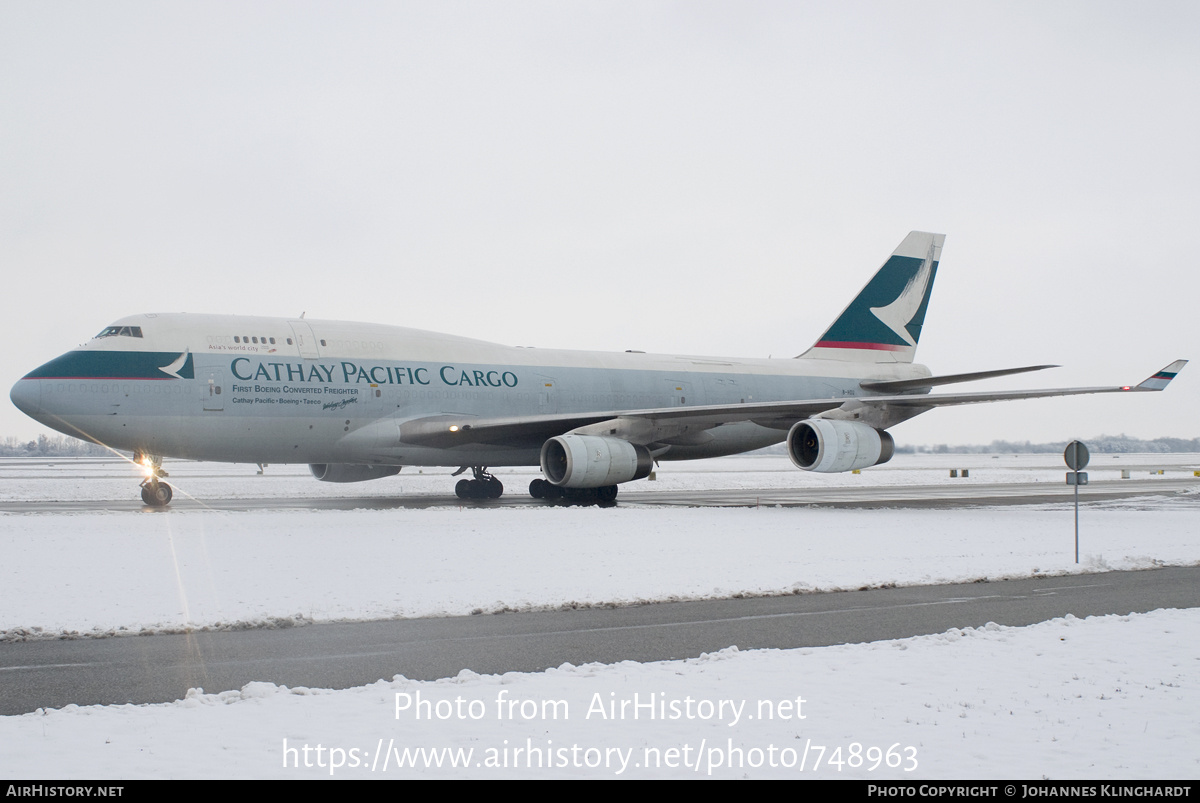 Aircraft Photo of B-HOU | Boeing 747-467(BCF) | Cathay Pacific Airways Cargo | AirHistory.net #748963