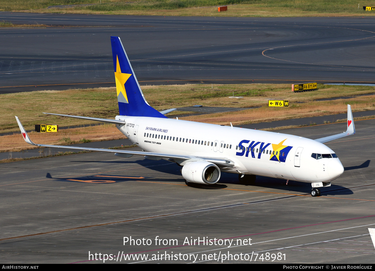 Aircraft Photo of JA737Q | Boeing 737-86N | Skymark Airlines | AirHistory.net #748981