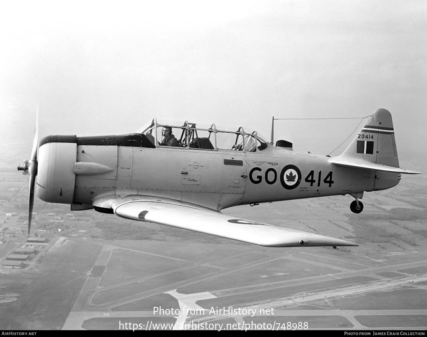 Aircraft Photo of 20414 | North American Harvard Mk4 | Canada - Air Force | AirHistory.net #748988