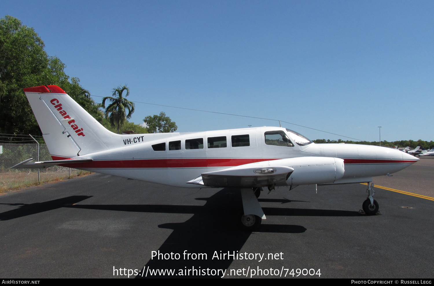 Aircraft Photo of VH-CYT | Cessna 402C | Chartair | AirHistory.net #749004