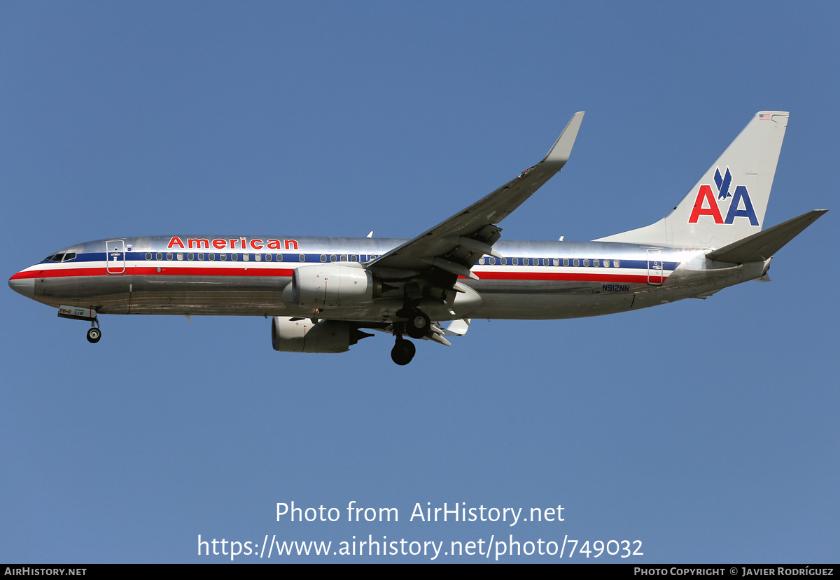 Aircraft Photo of N912NN | Boeing 737-823 | American Airlines | AirHistory.net #749032