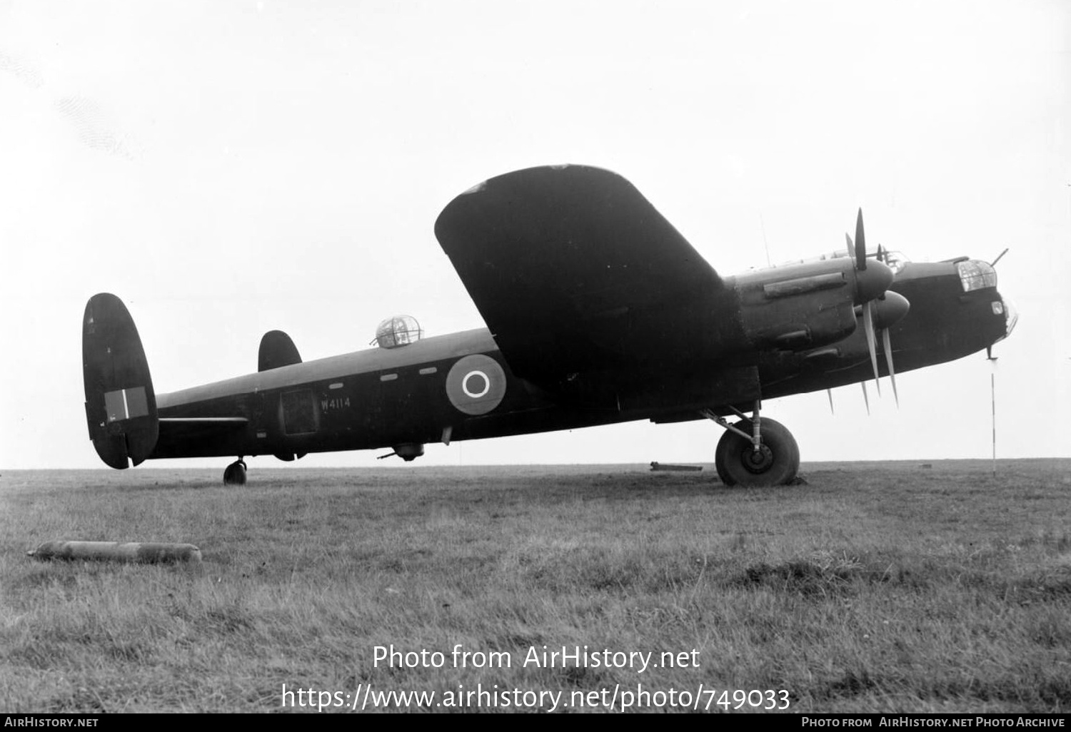 Aircraft Photo of W4114 | Avro 683 Lancaster B3 | UK - Air Force | AirHistory.net #749033