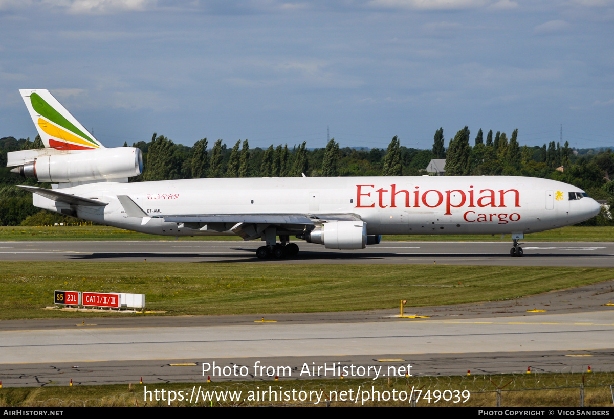 Aircraft Photo of ET-AML | McDonnell Douglas MD-11/F | Ethiopian Airlines Cargo | AirHistory.net #749039