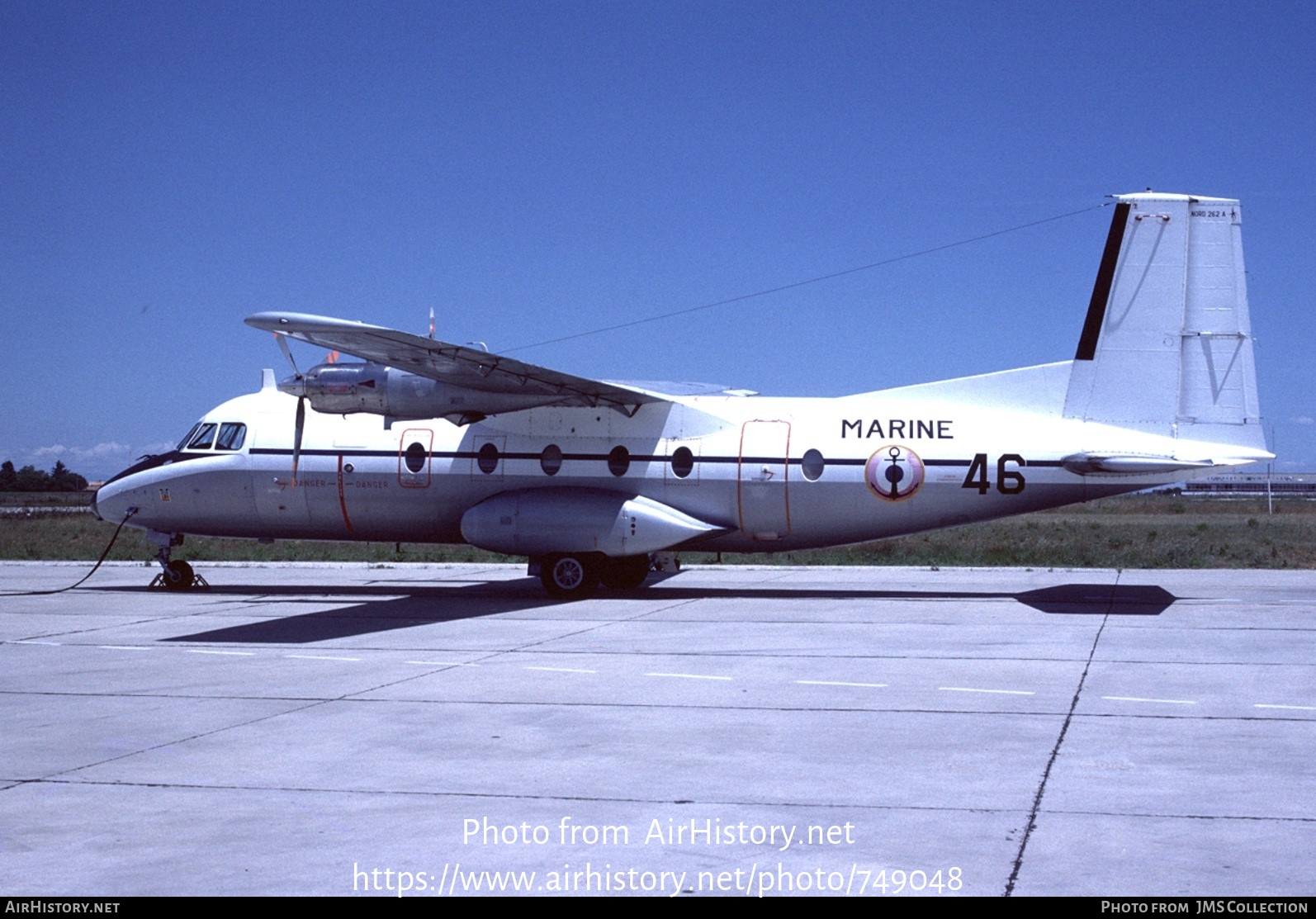 Aircraft Photo of 46 | Aerospatiale N-262A-34 | France - Navy | AirHistory.net #749048