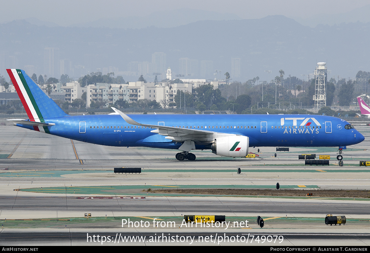 Aircraft Photo of EI-IFA | Airbus A350-941 | ITA Airways | AirHistory.net #749079