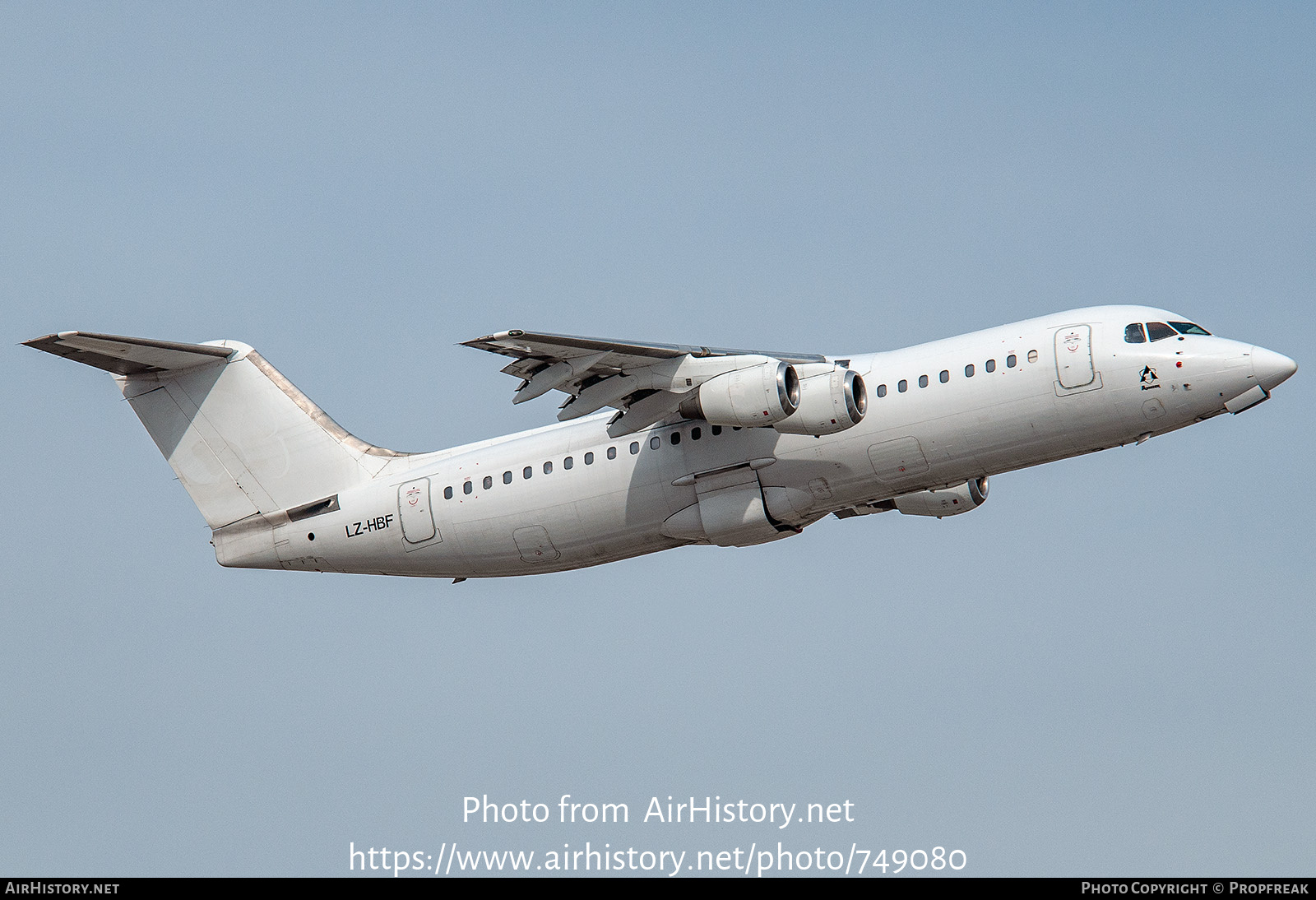 Aircraft Photo of LZ-HBF | British Aerospace BAe-146-300 | AirHistory.net #749080