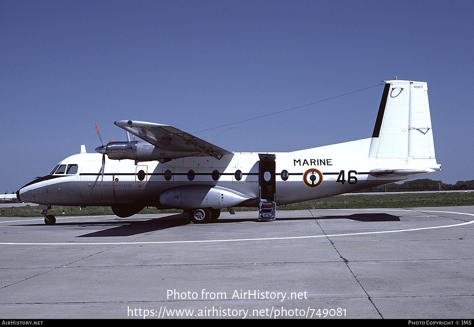 Aircraft Photo of 46 | Aerospatiale N-262E | France - Navy | AirHistory.net #749081