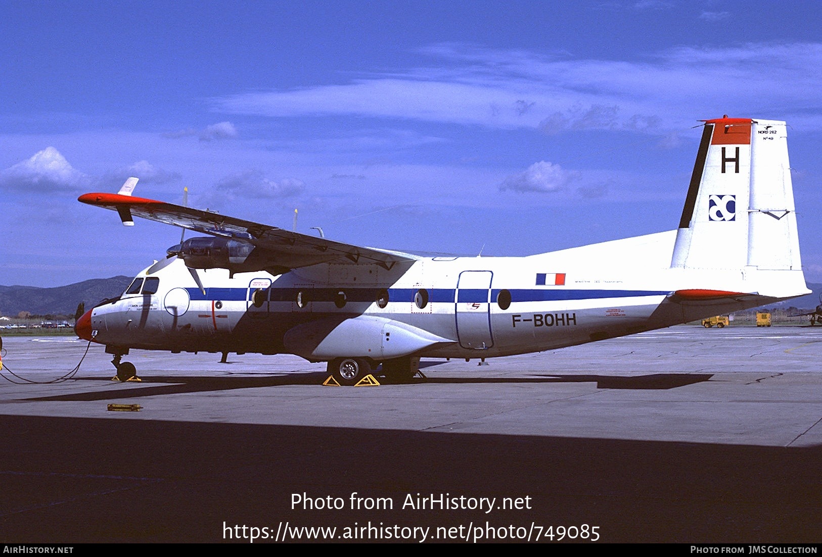 Aircraft Photo of F-BOHH | Nord 262A-35 | DGAC - Direction Générale de l'Aviation Civile | AirHistory.net #749085