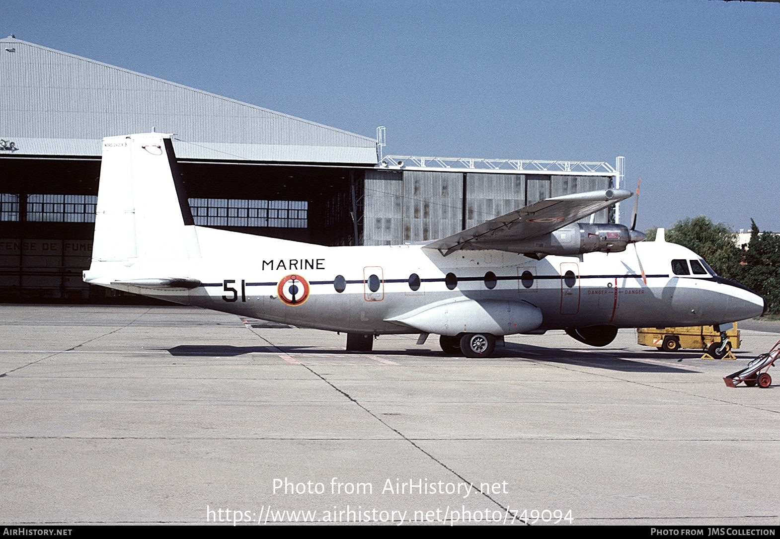 Aircraft Photo of 51 | Nord 262E | France - Navy | AirHistory.net #749094