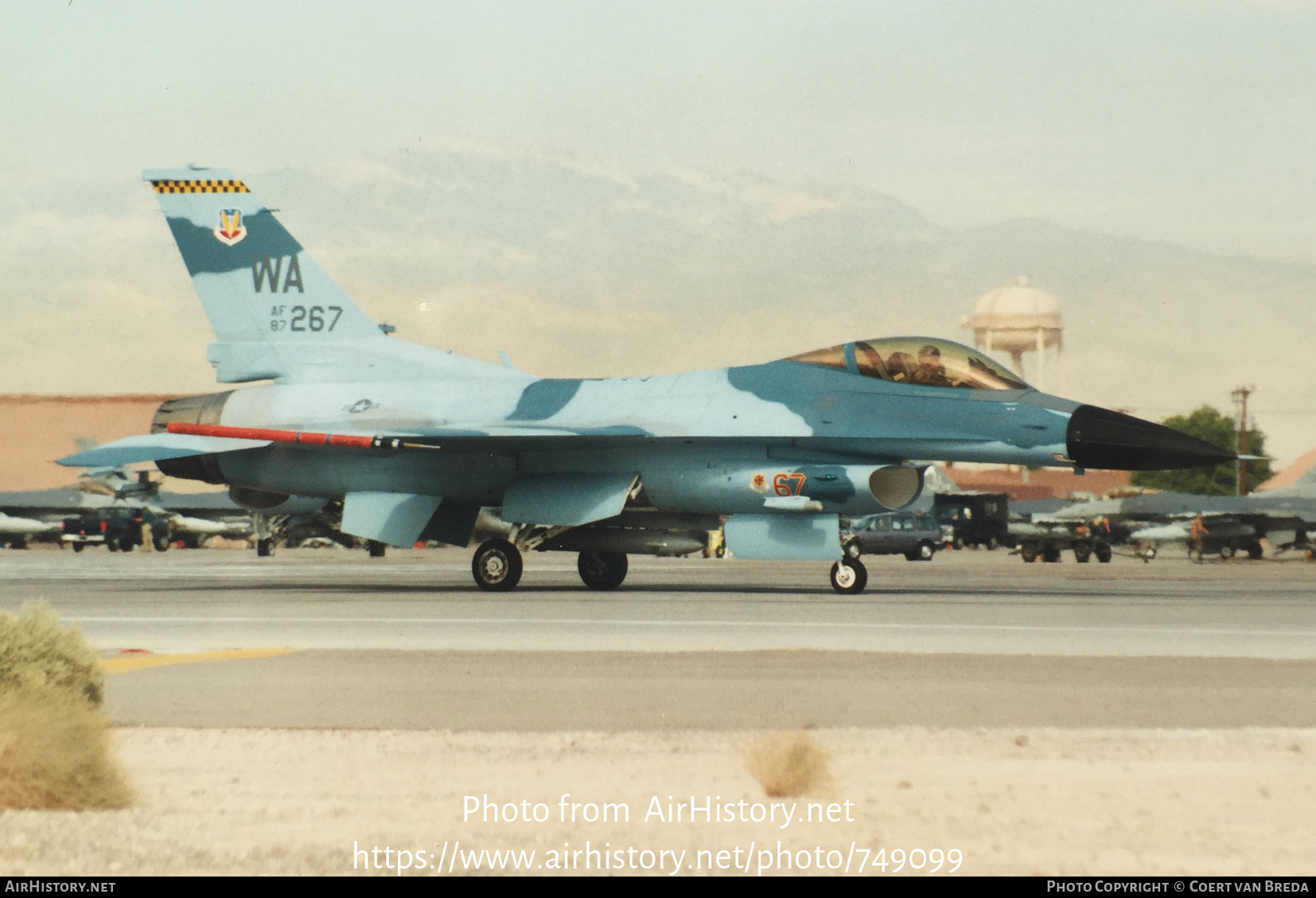 Aircraft Photo of 87-0267 / AF87-267 | General Dynamics F-16C Fighting Falcon | USA - Air Force | AirHistory.net #749099