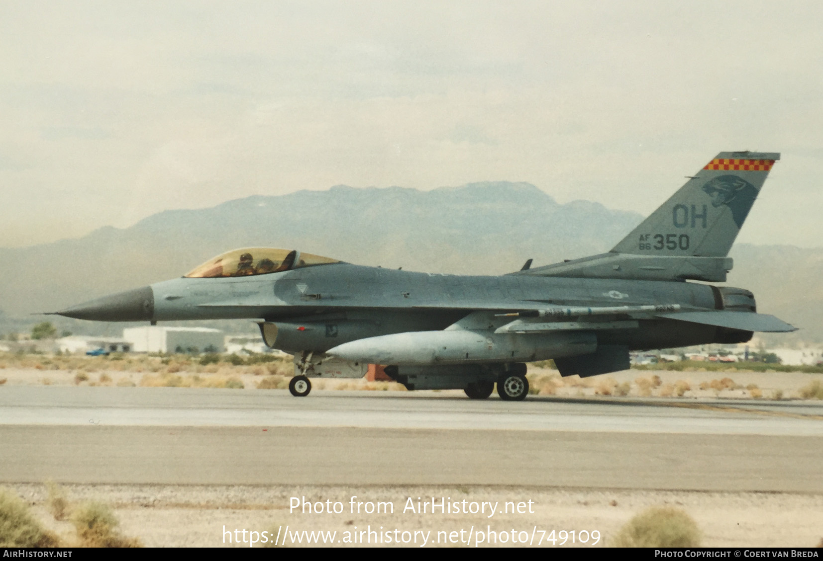 Aircraft Photo of 86-0350 / AF86-350 | General Dynamics F-16C Fighting Falcon | USA - Air Force | AirHistory.net #749109