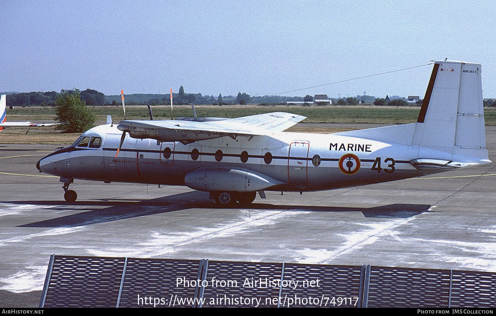 Aircraft Photo of 43 | Nord 262A-28 | France - Navy | AirHistory.net #749117