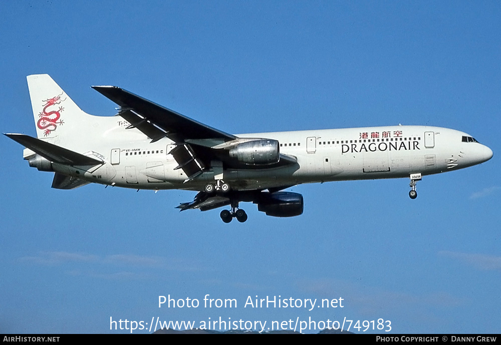 Aircraft Photo of VR-HMW | Lockheed L-1011-385-1 TriStar 1 | Dragonair | AirHistory.net #749183