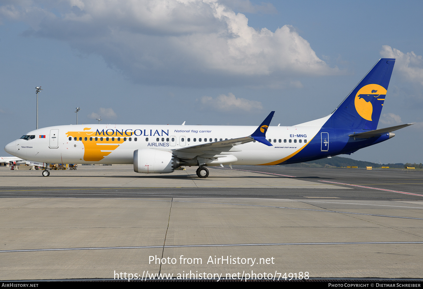 Aircraft Photo of EI-MNG | Boeing 737-8 Max 8 | MIAT Mongolian Airlines | AirHistory.net #749188