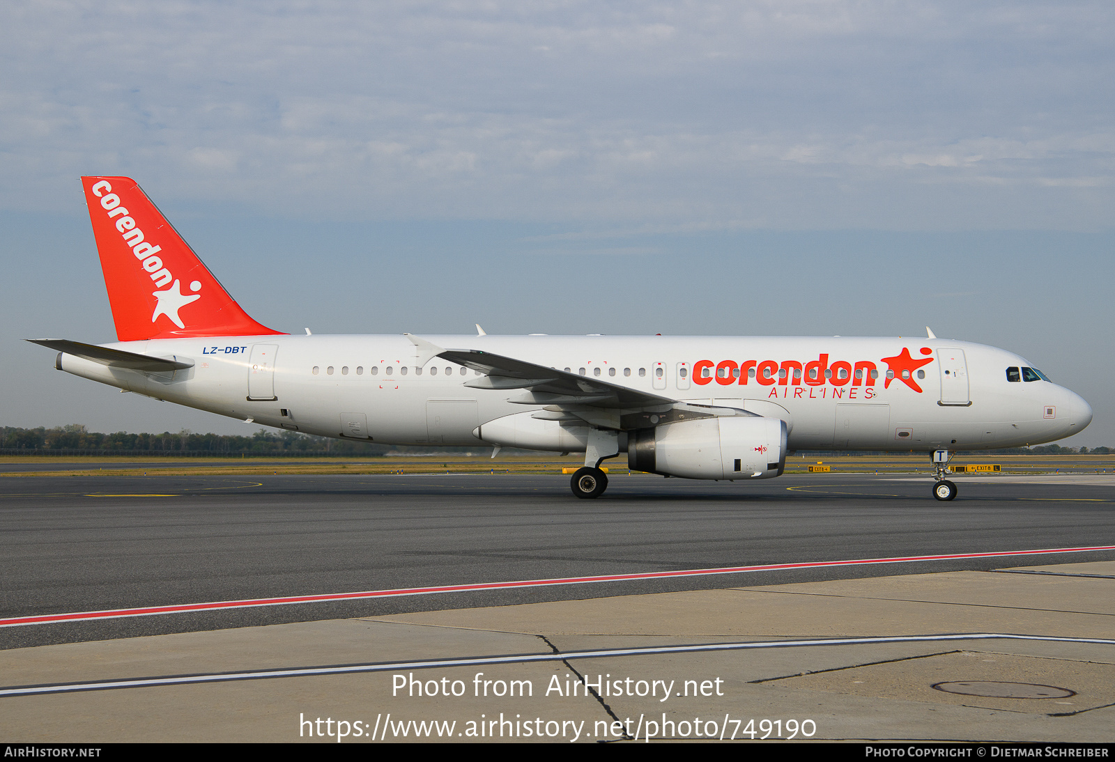 Aircraft Photo of LZ-DBT | Airbus A320-232 | Corendon Airlines | AirHistory.net #749190