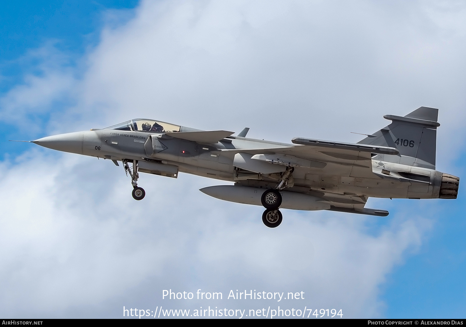 Aircraft Photo of 4106 | Saab JAS 39E Gripen | Brazil - Air Force | AirHistory.net #749194