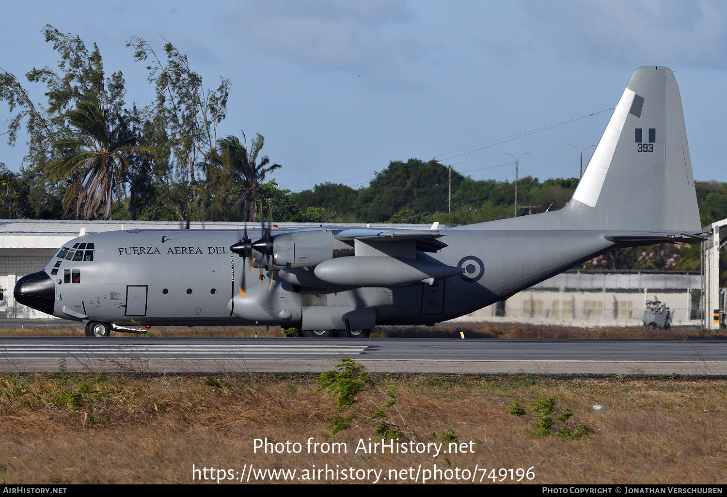 Aircraft Photo of 393 | Lockheed KC-130H Hercules (L-382) | Peru - Air Force | AirHistory.net #749196