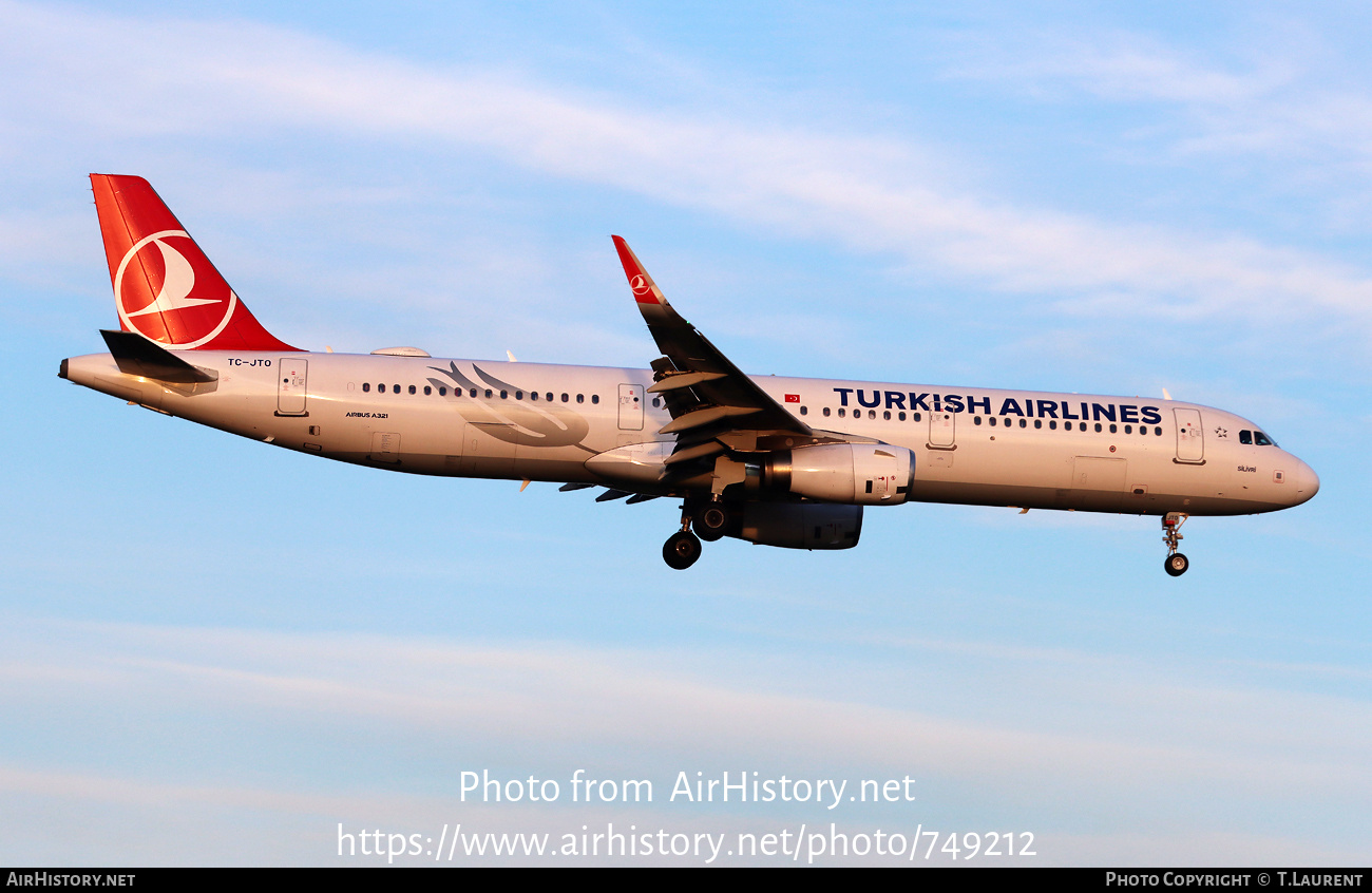 Aircraft Photo of TC-JTO | Airbus A321-231 | Turkish Airlines | AirHistory.net #749212