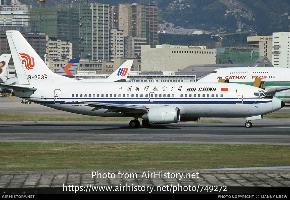 Aircraft Photo of B-2536 | Boeing 737-3J6 | Air China | AirHistory.net #749272