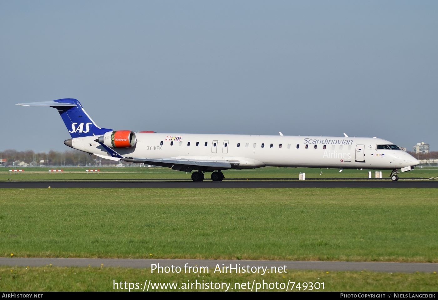 Aircraft Photo of OY-KFK | Bombardier CRJ-900LR (CL-600-2D24) | Scandinavian Airlines - SAS | AirHistory.net #749301