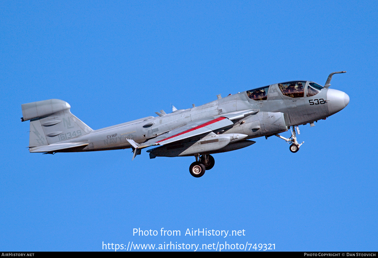 Aircraft Photo of 161349 | Grumman EA-6B Prowler (G-128) | USA - Navy | AirHistory.net #749321