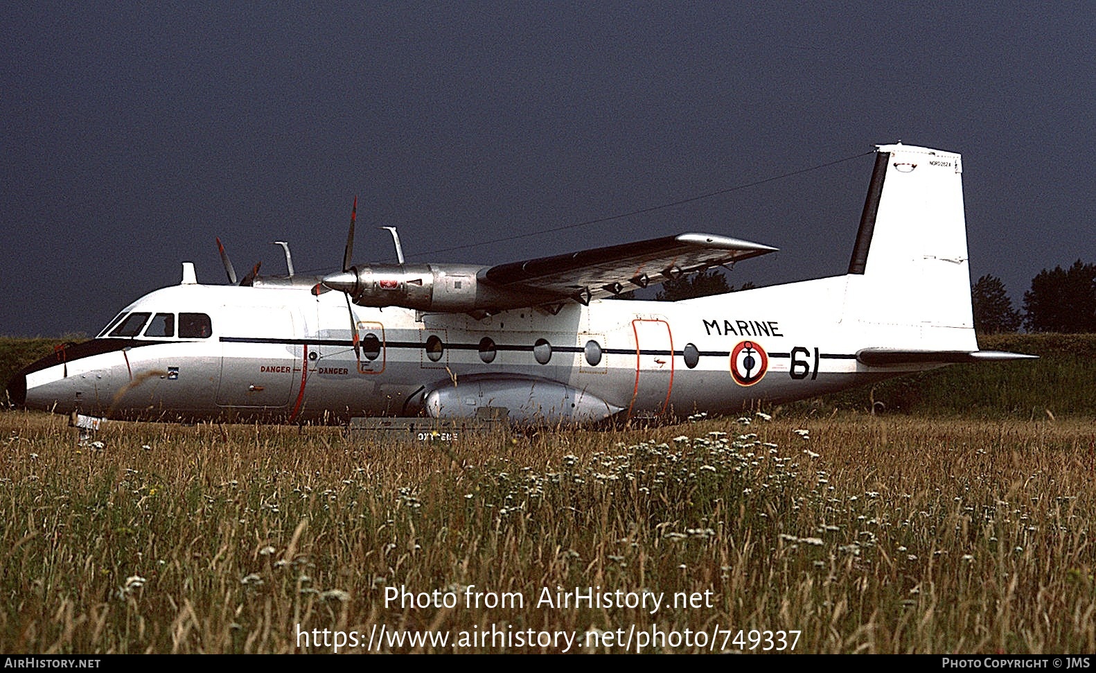 Aircraft Photo of 61 | Aerospatiale N-262A-29 | France - Navy | AirHistory.net #749337