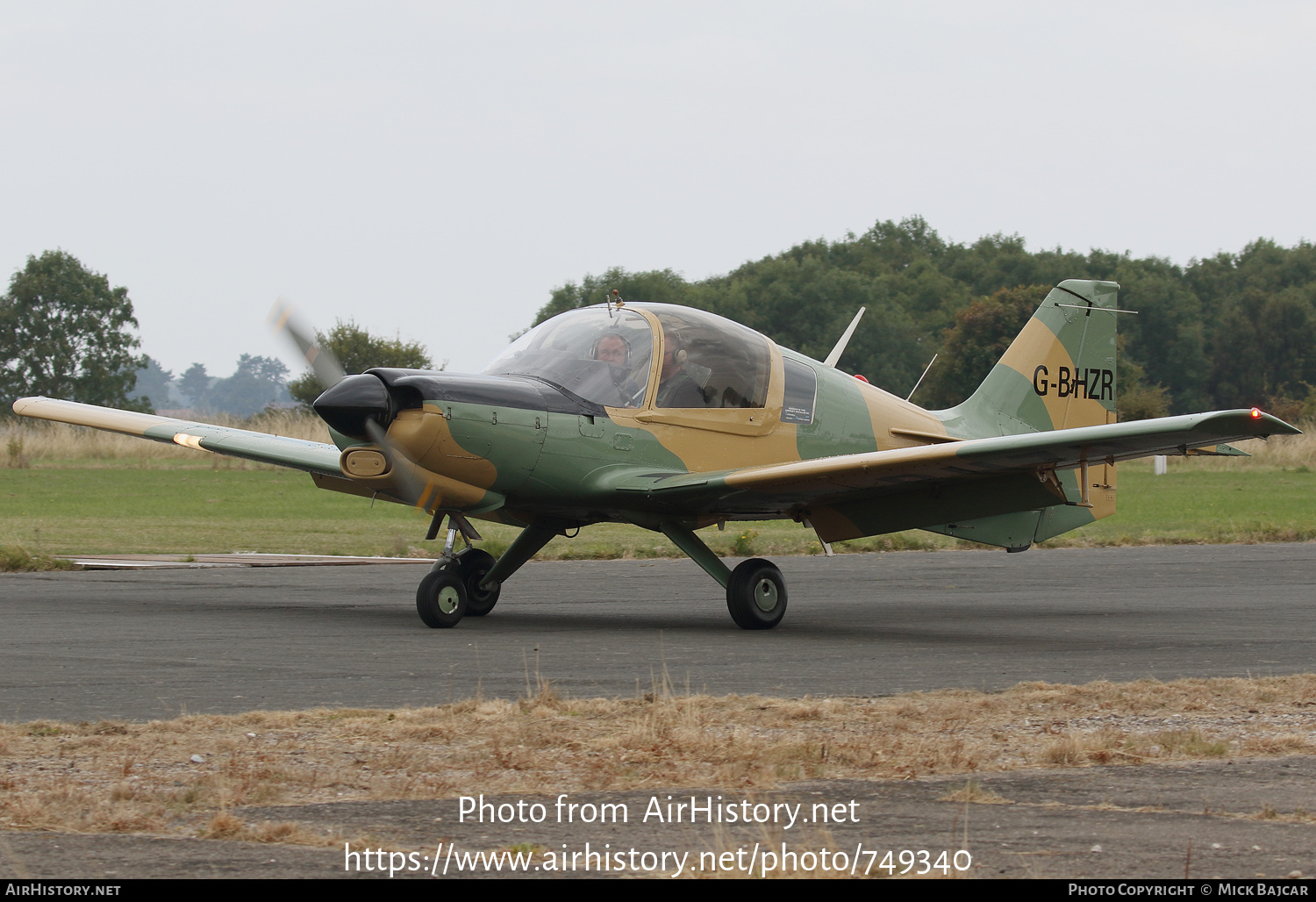 Aircraft Photo of G-BHZR | Scottish Aviation Bulldog 120/1210 | AirHistory.net #749340