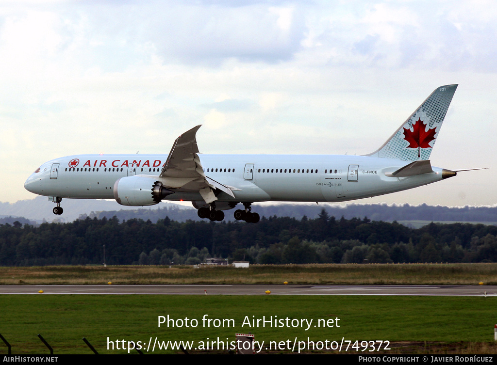 Aircraft Photo of C-FNOE | Boeing 787-9 Dreamliner | Air Canada | AirHistory.net #749372