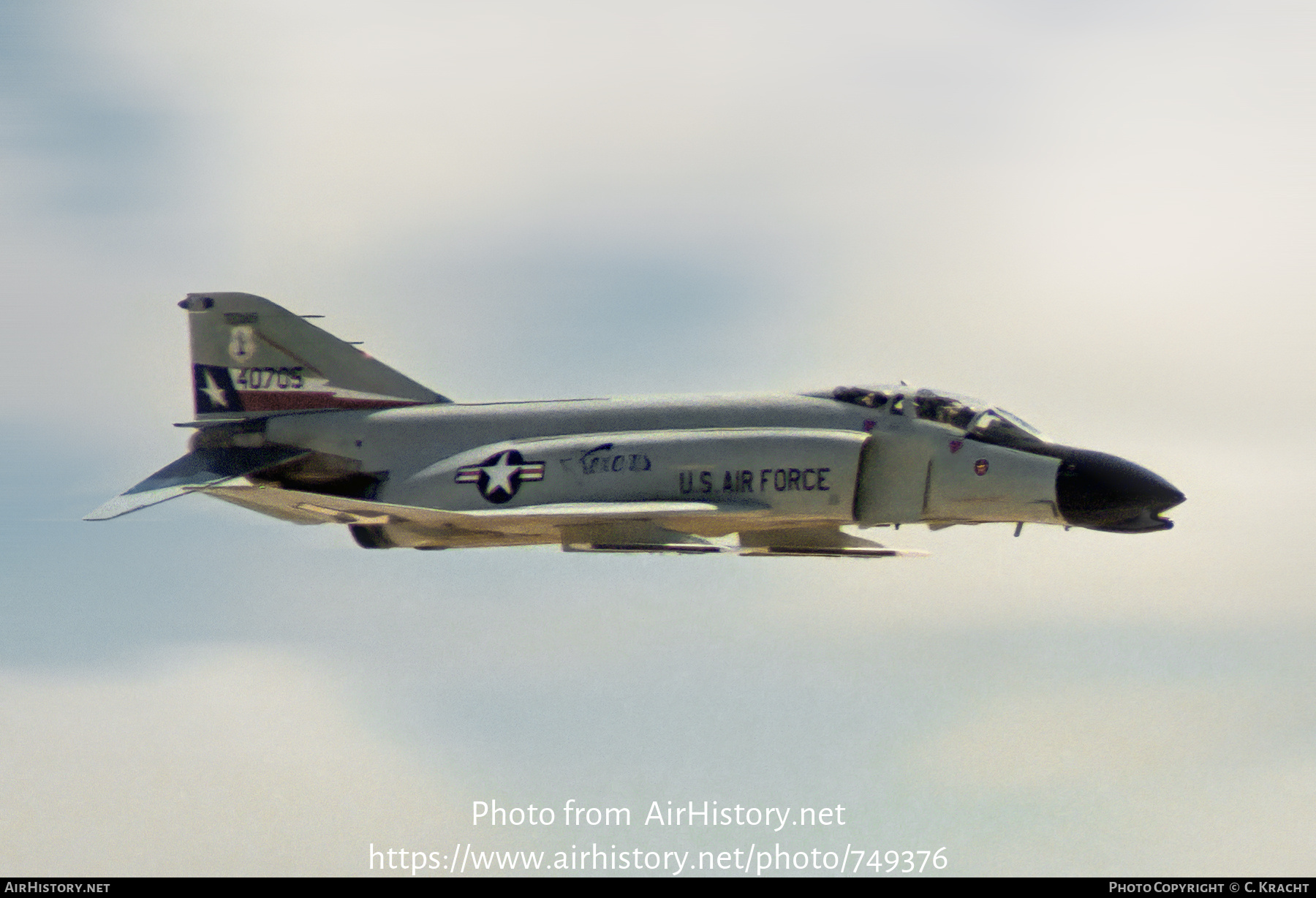 Aircraft Photo of 64-0705 / 40705 | McDonnell F-4C Phantom II | USA - Air Force | AirHistory.net #749376