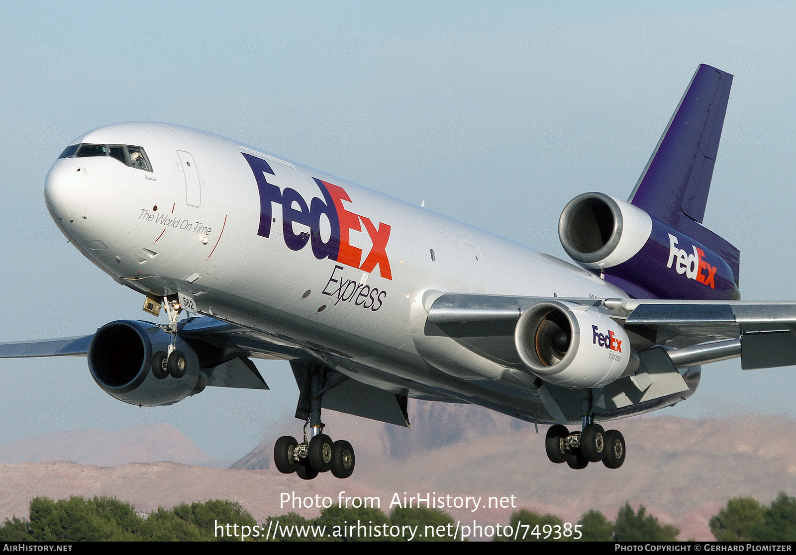 Aircraft Photo of N562FE | McDonnell Douglas DC-10-10(F) | FedEx Express - Federal Express | AirHistory.net #749385