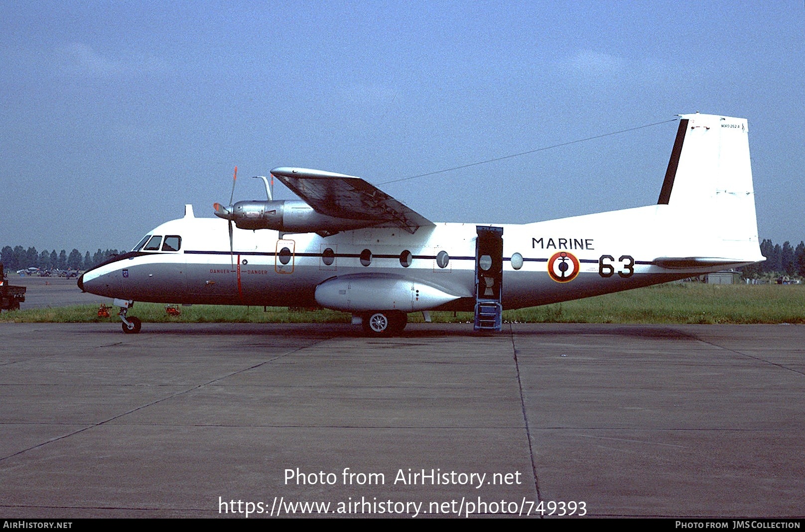 Aircraft Photo of 63 | Aerospatiale N-262E | France - Navy | AirHistory.net #749393