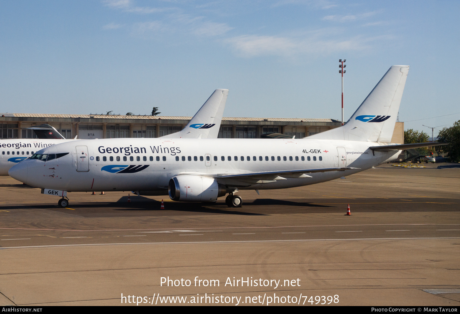 Aircraft Photo of 4L-GEK | Boeing 737-35B | Georgian Wings | AirHistory.net #749398