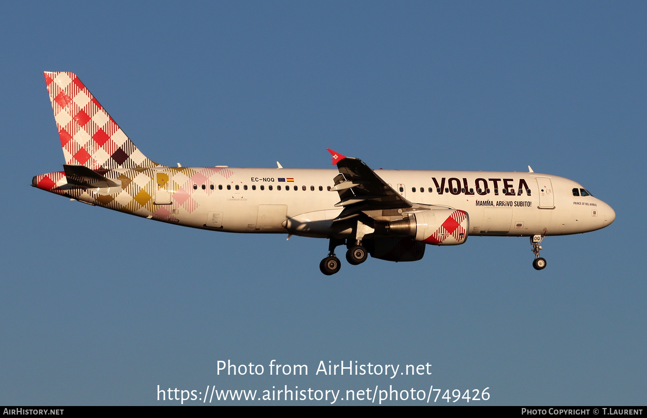 Aircraft Photo of EC-NOQ | Airbus A320-216 | Volotea | AirHistory.net #749426