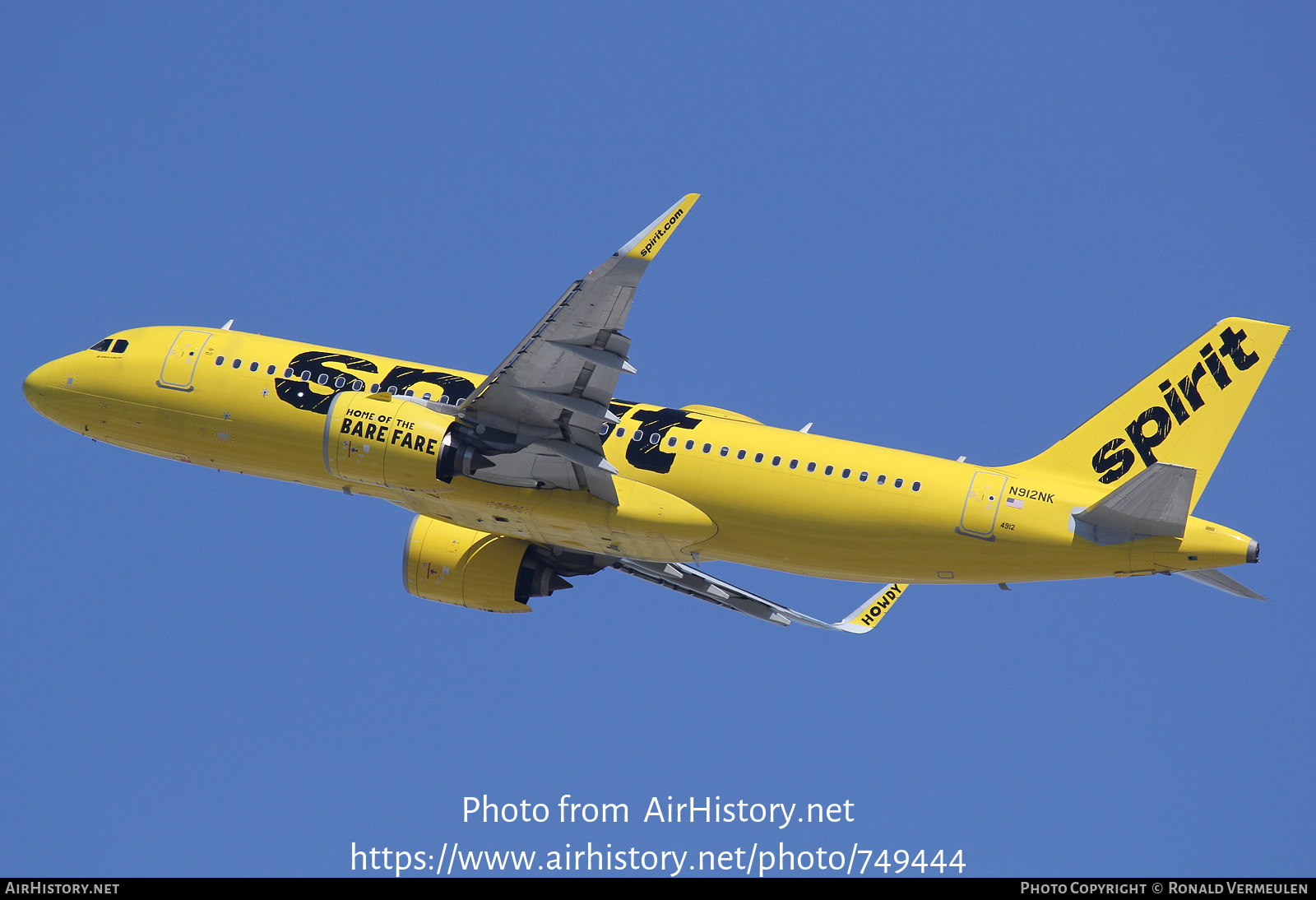 Aircraft Photo of N912NK | Airbus A320-271N | Spirit Airlines | AirHistory.net #749444