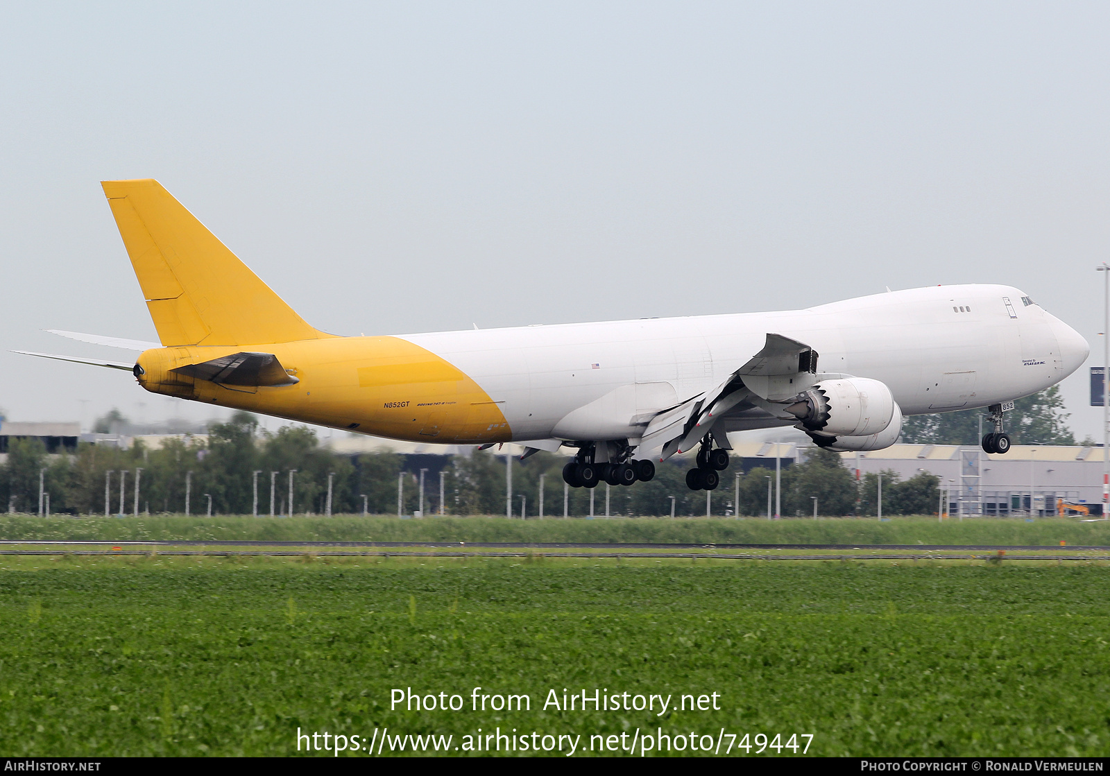 Aircraft Photo of N852GT | Boeing 747-87UF/SCD | Atlas Air | AirHistory.net #749447